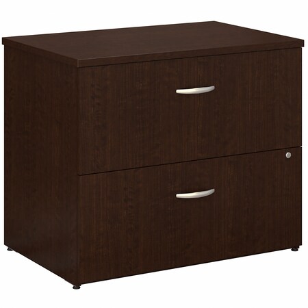 Bush Business Furniture Easy Office Lateral File Cabinet in Mocha Cherry EO101MRSU